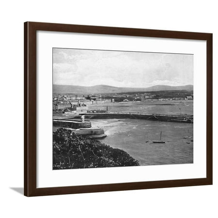  Douglas Isle of Man c1896 Framed  Print Wall Art  By 