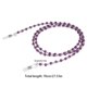thumbnail image 4 of Qarigey Gafas de moda con perlas de imitación, cadena para el cuello, gafas de sol con cordón, accesorios para montura de gafas de lectura Cadenas y cordones para anteojos Violeta, 4 of 8