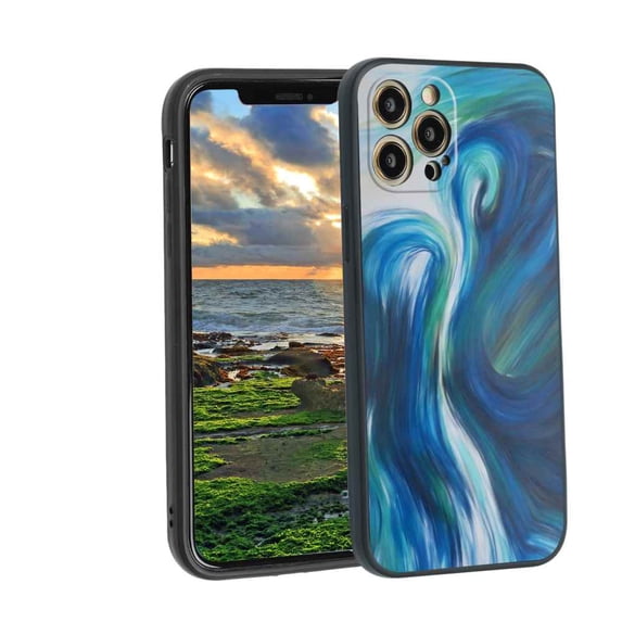 Compatible with iPhone 12 Pro Phone Case, Paints-1 Case Men Women, Flexible Silicone Shockproof Case for iPhone 12 Pro