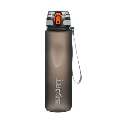 

1L Sports Lightweight Water Bottle Leak Bike Bottle Open Lid Sports Beverage Bottle With Capacity Scale Outdoor School Camping