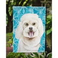 thumbnail image 3 of Bichon Frise Winter Garden Flag, 3 of 5