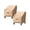 A001- Beige, variant on Patio Furniture Covers 2 Pack Waterproof Adirondack Chair Covers All Weather Resistant Dustproof Tear Resistant 600D Oxford Cloth for Lawn Deck Backyard Outdoor Seating Areas