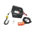 thumbnail image 2 of Portable Electric Winch,500KG 7.6M Portable Electric Winch Hand Winch Traction Block Electric Steel Wire Rope Lifting Hoist Towing Rope ,Powerful Pulling Performance, 2 of 6