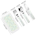 thumbnail image 2 of Honeii Different Breeds of Dogs Print Children's Knife, Fork And Spoon Set,Reusable Utensils Set with Case,Travel Cutlery Set,for Kids Adults Camping, 2 of 8