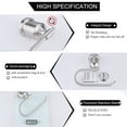 thumbnail image 6 of WOWOW Bathroom Toilet Paper Holder Brushed Nickel Bath Toilet Tissue Holder Wall Mount, 6 of 6