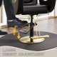 thumbnail image 5 of Silla de barbero hidráulica profesional reclinable 130° – Base metálica estable – Altura y cajón de almacenamiento 360° ajustables – Asiento viscoelástico, cuero PU fácil de limpiar, 5 of 8