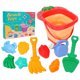 thumbnail image 1 of Collapsible Sand Bucket with Shovel and Sand Moulds For Children Beach Trip Water Play Sand Tool Set for Summer Vacation Multicolor, 1 of 4
