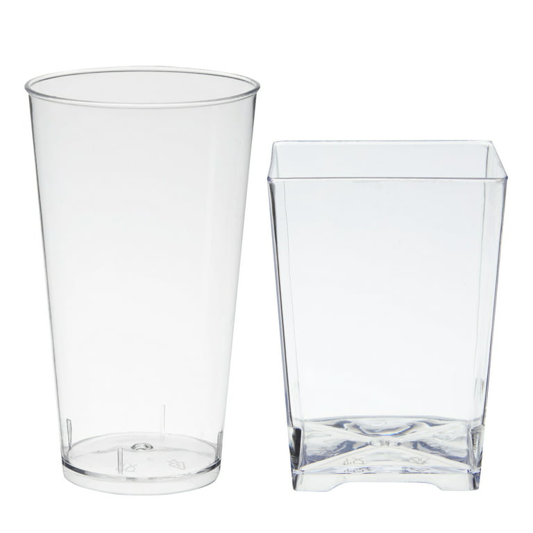 Mini Party Cup Shot Glasses: Set of 4 melamine shot glasses