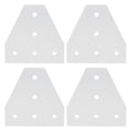 thumbnail image 2 of Joining Plate, Practical Silver Convenient Durable Aluminium Alloy Repair Mending Plates  For CNC Router For 3D Printer 2020T,3030T,4040T, 2 of 8