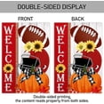 thumbnail image 5 of diyeu Fall Football Garden Flag 12x18 Inch Double Sided for Outside Welcome Autumn Pumpkin Yard Flag Home Decorative Burlap Outdoor Farmhouse Lawn Decoration, 5 of 6