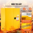 thumbnail image 2 of KFFKFF 30 Gallon Flammable Cabinet 43.1x18.1x50.1 in Galvanized Steel Safety Cabinet, Adjustable Shelf Flammable Storage Cabinet, for Commercial Industrial and Home Use, 2 of 9