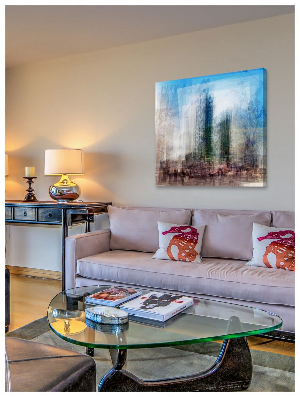 "Yonge at Sheppard" Painting Print on Wrapped Canvas