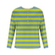 thumbnail image 4 of Blusas y camisas de manga larga con cuello redondo para hombre, estilo casual, cuello redondo, estampado, para fitness, deportes, manga larga, blusa de poliéster., 4 of 4