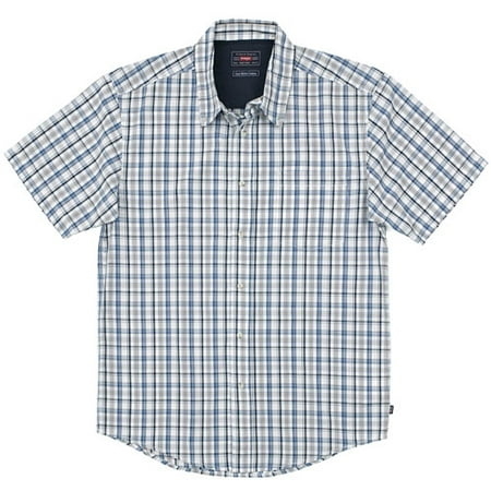 Big Men's Cumberland Plaid Short Sleeve Shirt