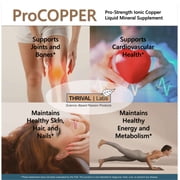 Ionic Colloidal Copper Liquid (8oz/30 PPM) | Blood | Bones | Nerves | Metabolism - Thrival Labs