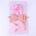thumbnail image 1 of xiaxaixu 3PCS Baby Girls Sequins Bow Headband Flower Elastic Hairband One Size, 1 of 6