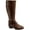 Brown/Brown, variant on Easy Street Womens Luella Faux Leather Tall Knee-High Boots Brown 9 Medium (B,M)