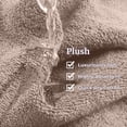 thumbnail image 4 of 6-Piece Quick Dry Bath Towels Set - 100% Cotton Towel Set for Bath, Gym, and Spa (Taupe), 4 of 9