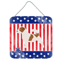 Carolines Treasures BB3307DS66 USA Patriotic Jack Russell Terrier Wall or Door Hanging Prints