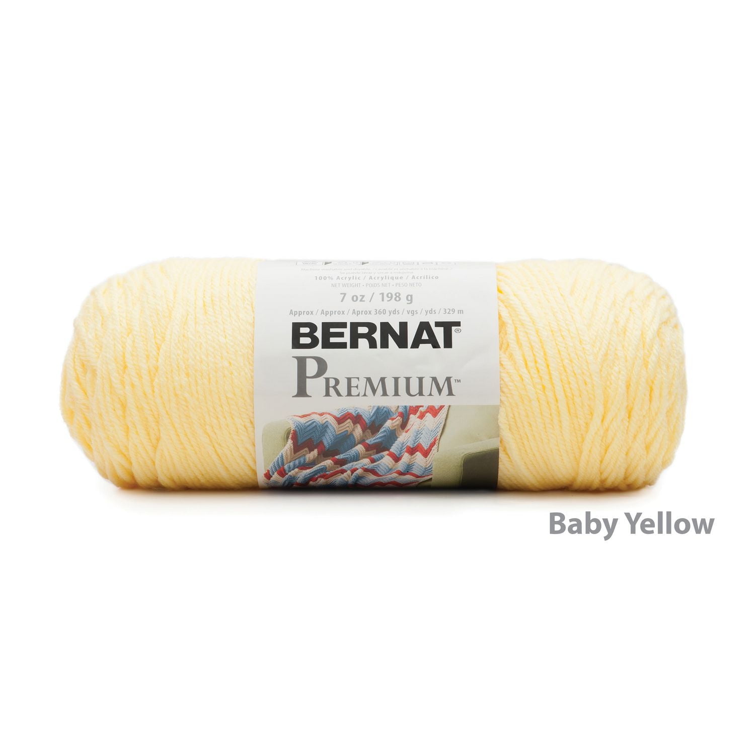 Bernat® Premium™ Yarn, Acrylic #4 Medium, 7oz/198g, 360 Yards