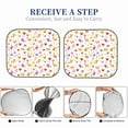 thumbnail image 6 of Fotbe Cartoon Birds & Flowers 2-Piece Car Windshield Sun Shade | Sun Blocker for Car Windshield | Foldable Automotive Interior Accessories for Sun Protection-Large, 6 of 7