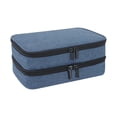 thumbnail image 1 of MERIGLARE Travel Case 2 Small Detachable Zipper Pockets Insulation Storage Bag Mini, 1 of 7