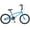 Blue, variant on Harmie 20 Inch BMX Bike Adult Bicycle Carbon Steel Frame Single Speed Caliper Brakes City Commuter Outdoor Fitness Bike White