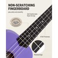 thumbnail image 4 of Ukelele Donner Soprano de 21 pulgadas para principiantes con kit morado, 4 of 9