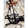 thumbnail image 5 of Conjuntos de sujetador Sexy para mujer, lencería con tirantes, encaje bordado en forma de corazón, ropa interior sin costuras de Hada, transparente, conjunto exótico de sujetador, conjunto de bragas, 5 of 5