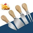 thumbnail image 5 of BPPEG 4-Piece Cheese Knives Set - Stainless Steel Cheese Knife,Cheese Fork,Slicer,Butter Knife for Charcuterie Board - Mini Premium Cheese Tools - Perfect for Home Entertaining,Parties,and Gifts, 5 of 7