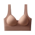 thumbnail image 2 of Stamzod Push Up Bras for Women No Underwire Seamless Sports Bra Supportive Wireless T Shirt Bra, 2 of 6
