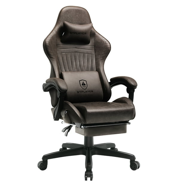 GTPLAYER PRO Gaming Chair with Footrest, Dual Bluetooth 5.1 Speakers