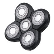 Universal 5 Head Razor Replacement Shaver Head Razor Washed Blades for Rechargeable Electric Shaver Razor Accessories