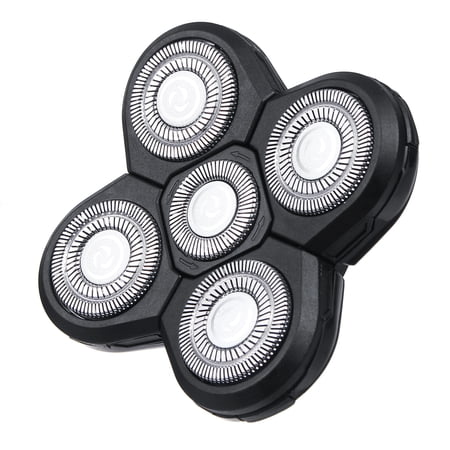 Universal 5 Head Razor Replacement Shaver Head Razor Washed Blades for Rechargeable Electric Shaver Razor Accessories