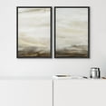 thumbnail image 4 of IDEA4WALL Framed Canvas Print Wall Art Set Abstract Indistinct Tornado Landscape Digital Art Neutral Cool and Neutral Tones Wall Decorative Zen Minimal Artwork for Home Decor - Black 24"x36"x2, 4 of 5
