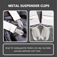 thumbnail image 2 of 20pcs 20mm Staples Pacifier Clip with Strap Hooks Suspenders, 2 of 8