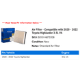 thumbnail image 2 of Air Filter - Compatible with 2020 - 2022 Toyota Highlander 3.5L V6 2021, 2 of 2