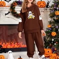 thumbnail image 2 of MKOSPLRT Tracksuits for Kids 5-14Y Halloween Outfits Girls Boys Fall Sweatsuits 2 Piece Long Sleeve Hoodies Cinch Bottom Joggers, 2 of 6