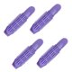 thumbnail image 4 of 4pcs Candy Color Fluffy Hair Clips for Curly Hair - Natural Plastic Hair Root Clip with Bangs - Stylish Hair Accessories, 4 of 4