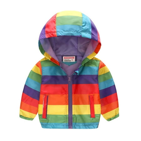 

Kids Jackets for Girls Boys Toddler Baby Girls Boys Long Sleeved Coat Printed Hooded Jacket Suit