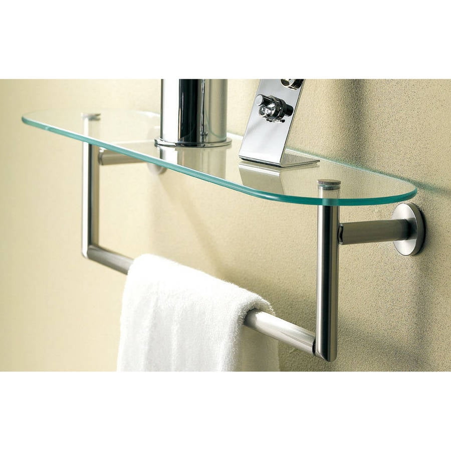 Ginger 021824TSCL Sine 3/8" x 24" Tempered Replacement Glass Shelf