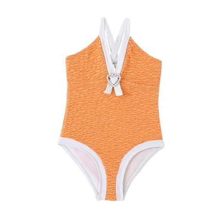 

Teen Kids Girls Swimsuits OnePiece Kids Black Swimsuits Chest Pads Girl Sun Solid Color Cute Swimsuit Swimwear Outfits