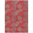 thumbnail image 2 of Addison Rugs Chantille Indoor/Outdoor Transitional Circles Red Washable Rectangle Rug, 3' x 5', 2 of 6