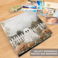 thumbnail image 4 of FORMRS 3 Ring Photo Album 4"x6" Self Adhesive Large Capacity PU Leather Cover, Halloween Pumpkin Field, 4 of 8
