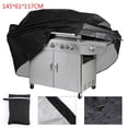thumbnail image 4 of Grill Cover,Heavy Duty Waterproof Barbecue Gas Grill Cover, Fade and UV Resistant BBQ Cover,Round BBQ Cover Round BBQ Grill Cover - 57x24x46inch Round Waterproof BBQ Cover Outdoor, 4 of 8