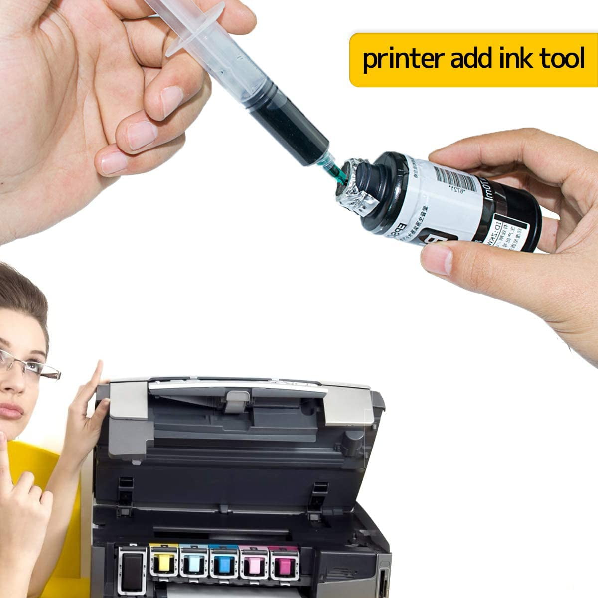 50 Pcs - 3ml Syringes with 14ga, 20ga,21ga, 23ga Blunt Tip Needles With Syringe Caps and Needle Caps for Refilling and Measuring Liquids, Oil or Glue Applicator