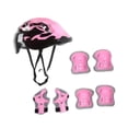 thumbnail image 3 of 7 unids/set casco de bicicleta para niños con rodilleras, coderas, muñequeras, equipo para patinaje en línea Rosa, 3 of 8