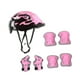 thumbnail image 3 of 7 unids/set casco de bicicleta para niños casco de ciclismo ligero transpirable casco para monopatín casco de patinaje para ciclismo deportes al aire Rosa, 3 of 8