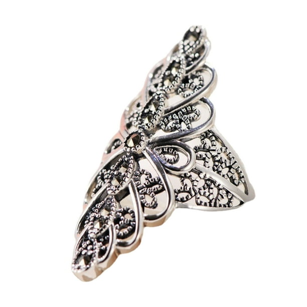 Anillos de diamantes Minnieouse estilo corte Retro resistentes y duraderos Talla 6