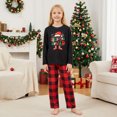 thumbnail image 2 of RUINIXCW Family Christmas Pajamas Matching Set Xmas Jammies Holiday Outfit for Couples Women Men PJS Set Santa Hat Letters Print Sleepwear Loungewear, 2 of 10
